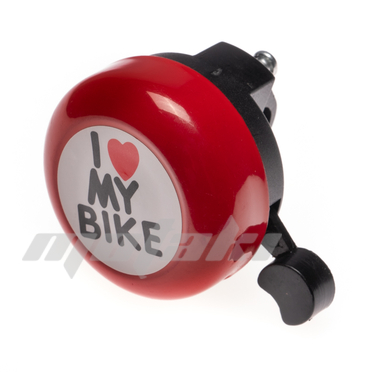 Звонок вело механический (круглый D54 мм. металлический красный) GW-32016-4A
