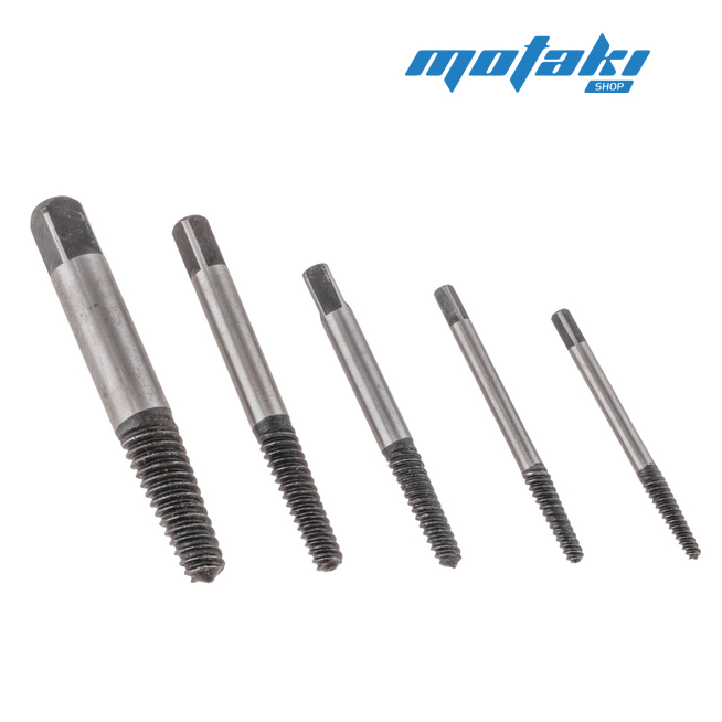 Инструмент извлечения сломанных шпилек (экстракторы 5 шт. М3-М18)