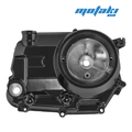 Крышка картера на мопед Альфа, питбайк TTR125 (правая сцепления, двигатель 152FMH, 139FMB щуп сверху) ЧЕРНАЯ ГЛЯНЕЦ