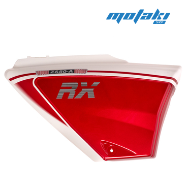 Крышка боковая Альфа RX (облицовка правая КРАСНО-БЕЛАЯ)