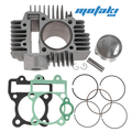 Поршневая на питбайк YX150, YX160, ZS155, ZS160 двигатель 1P60FMJ, 1P60YMJ, 1P60FMK (ЦПГ 60мм поршень, 13мм палец, цилиндр h74)