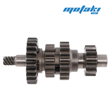 Вал промежуточный Ява (в сборе, длина 128 мм., 13 зубов)