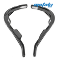 Защита рук TTR250, KAYO-250 (2 шт. черная АРМИРОВАННАЯ, крепление на руль)