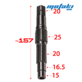 Вал КПП вторичный на мотоцикл CG/CB 200-250 кубов двигатель 163FML-2,167FMM (голый, 157мм длина)