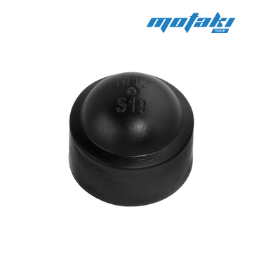 Колпачок на болт / гайку M12/S19 (черный)
