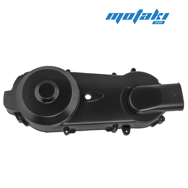 Крышка вариатора скутер 152QMI/157QMJ (черная голая, L410 на 8 болтов)