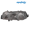 Крышка вариатора скутер 152QMI/157QMJ (черная голая, L410 на 8 болтов)