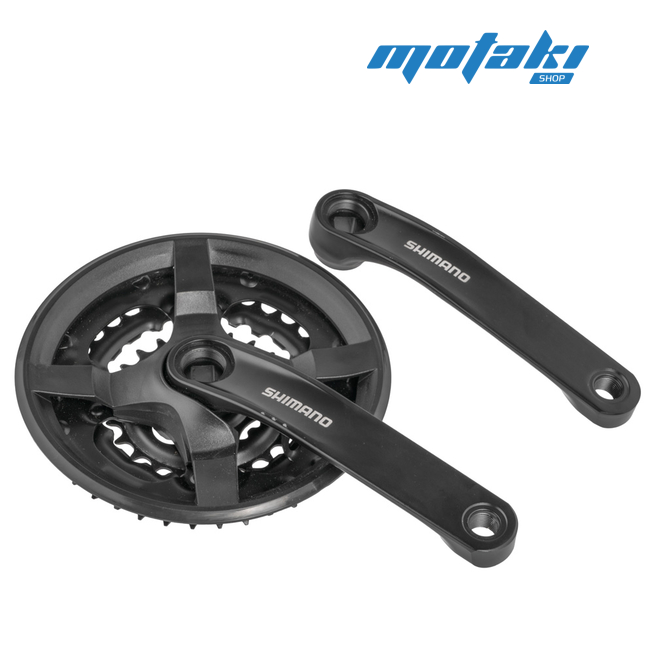 Шатуны вело 3 звезды 24*34*42 (170 мм. под квадратный вал) SHIMANO TY301