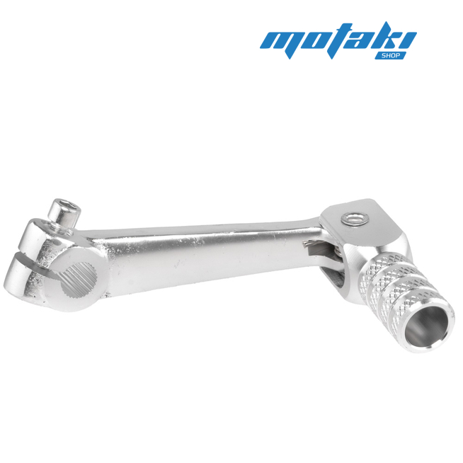 Рычаг КПП на мотоцикл, мопед, питбайк (лапка короткая d11*110 мм) AL/SV