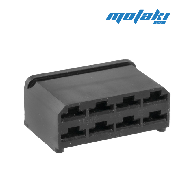 Колодка гнездовая под 8 клемм 6.3 мм (20606)