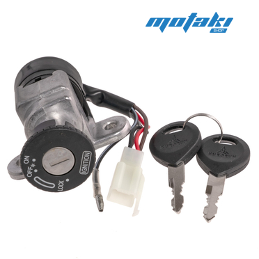 Замок зажигания Ямаха JOG 3KJ (4 к. и провод, алюминий)