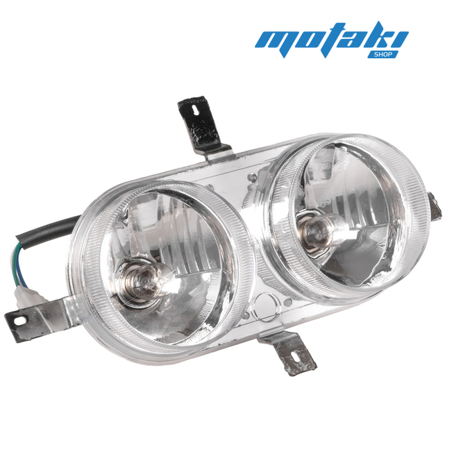 Фара скутер 4T QT-4A (пластиковые крепления)