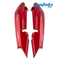 Крышки боковые задние YBR 125 (пара, красные, облицовка)