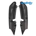Крышки боковые задние YBR 125 (пара, красные, облицовка)
