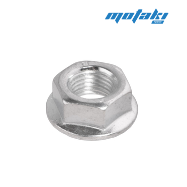 Гайка оси заднего колеса Альфа (М12 x 1.25 х h10 мм. DIN6927) ФЛАНЕЦ