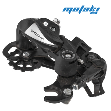 Переключатель задний вело Shimano RD-TX55 (крюк, крепление на ось)