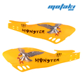 Защита рук Monster XJB (2 шт. ОРАНЖ/ЖЕЛТЫЕ 260 x 97 с хомутами под зеркала)