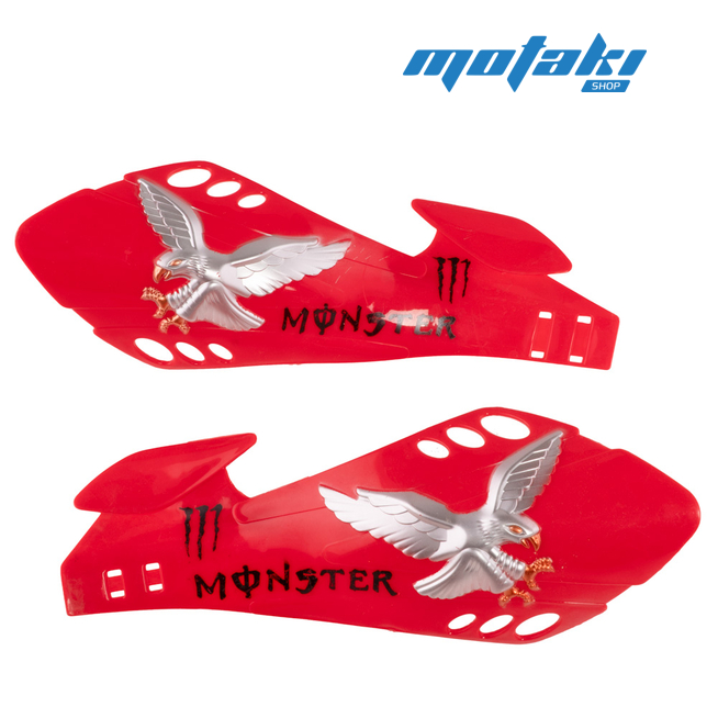 Защита рук Monster XJB (2 шт. КРАСНЫЕ 260 x 97)