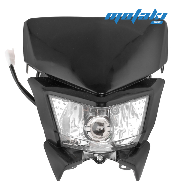 Фара TTR125-2, TTR250Sa (в сборе, 5 проводов)
