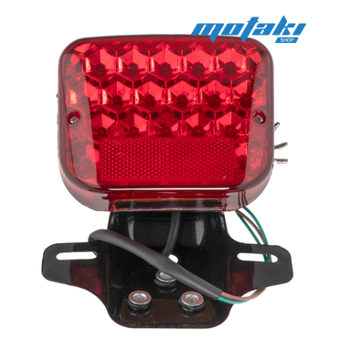 Стоп-сигнал Альфа, CG125 (ST-02-LED 22 красных диода, красное стекло) УЦЕНКА