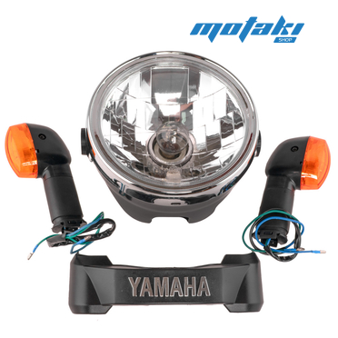 Фара YBR 125 (круглая с поворотами)