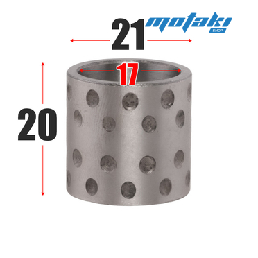 Втулка ведущей шестерни сцепления Альфа, TTR125 (D21 х d17 х h20.5 мм.)