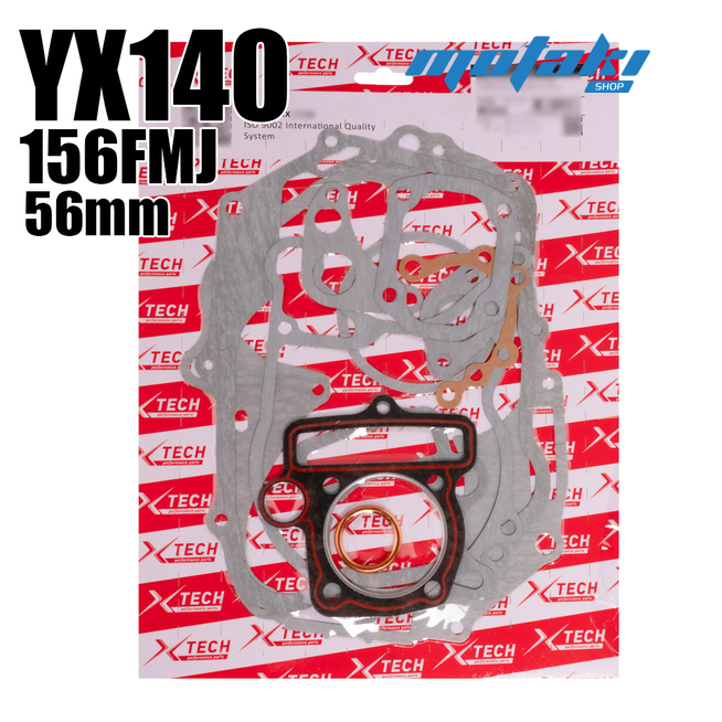 Набор прокладок YX140 (156FMJ W063 без электростартера) X-Tech