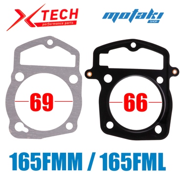 Прокладка головки и цилиндра CB200, CB250 (d65.5 ST 165/166FMM) X-Tech
