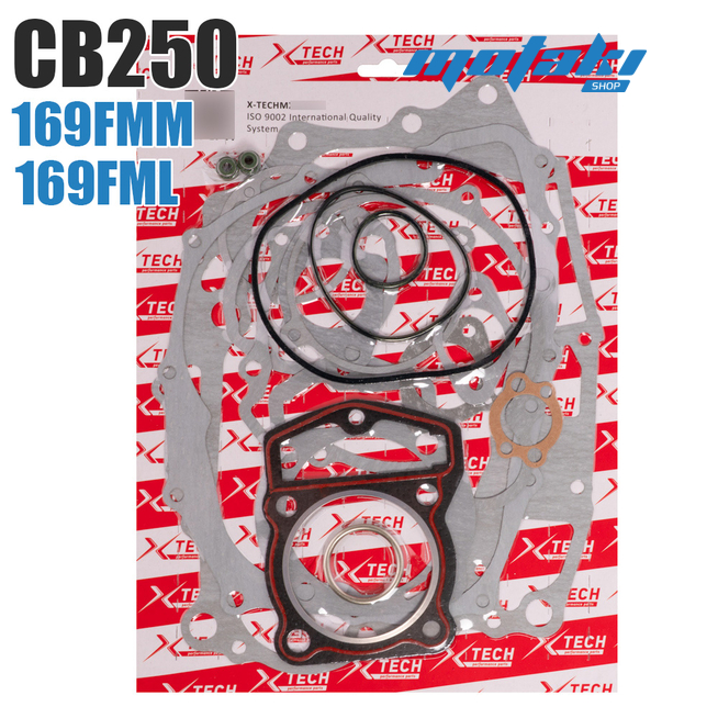 Набор прокладок CB250, CB200-198cc (d69 MA 169FMM/FML) X-Tech