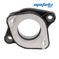 Переходник карбюратора PZ30 на CB/CG 125-250cc, патрубок карбюратора PZ30 (впускной коллектор d30 мм) ПРЯМОЙ ЧЕРНЫЙ