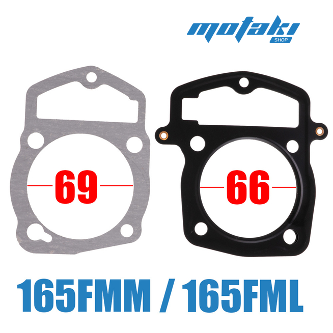 Прокладка головки и цилиндра CB200, CB250 (d65.5 ST 165/166FMM)