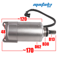 Электростартер CG-CB, XR250 (D13*10 шлиц + провод) Lipai