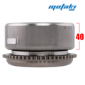 Ротор генератора мото CB125-150 (d90, резьба внутри, муфта + шестерня 56T)