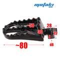 Подножки водителя на питбайк TTR125, мотоцикл Эндуро (чугун) Lipai