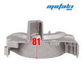 Крышка ведущей звезды на мотоцикл Эндуро CB250-F, CBS300 двигатель 172FMM, 174MN-3 (серая матовая)