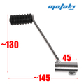 Рычаг КПП ATV (прямая педаль d11*h130*L45) ХРОМ