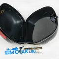 Кофр багажный для мопеда, скутера ZH-518C (черный с плоским отражателем, 420 x 390 x 290)