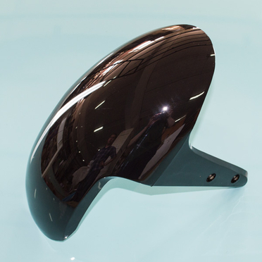 Крыло скутер Clever 50 (переднее, черный пластик, 3-II-1307001)