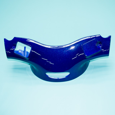 Обтекатель руля скутер Clever 50 (синий пластик, 3-II-131002)