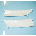 Обтекатели порогов скутер Clever 50 (левый и правый, серебристый пластик, 3-II-1304003 / 4)