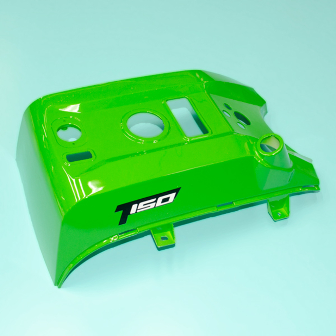Обтекатель верхний Динго T150 (зеленый, пластик топливного бака)