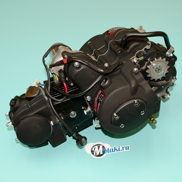 Двигатель Альфа, Гвалиор 120 куб. 4Т 152FMI (ЧЕРНЫЙ, цилиндр ЧУГУН)