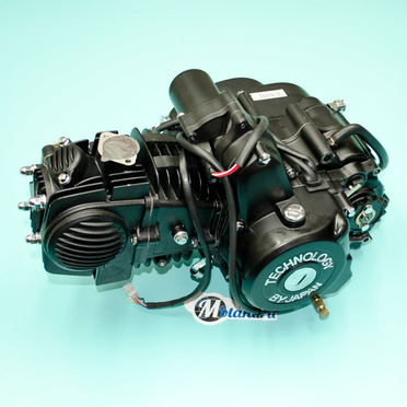 Двигатель Альфа-150, TTR150 4T 156FMJ (140 куб, 4МКПП, верхний стартер, БЕЗ радиатора) ЧЕРНЫЙ