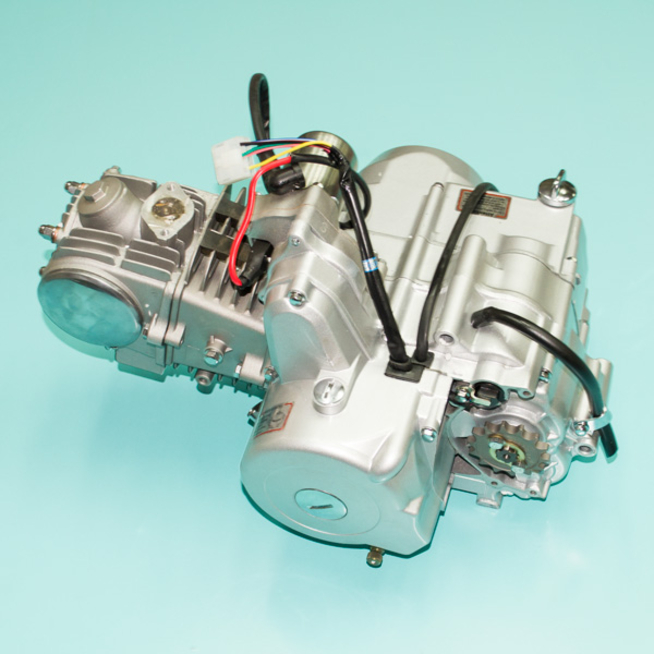 Двигатель Альфа 120 куб. 4Т 152FMI (серебристый AL цилиндр) БЕЗ МАРКИРОВКИ