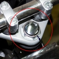 Гайка колпачковая рулевой колонки Альфа, TTR125 (нижней траверсы М22*1) ХРОМ