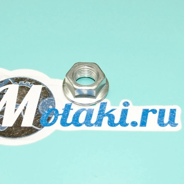 Гайка оси заднего колеса Альфа (М12 x 1.25 х h10 мм. DIN6927) ФЛАНЕЦ
