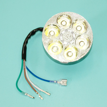 Лампа в фару Альфа (6 LED диодов 9-36В, 4 провода, XYL-06)