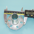Переходник прямоточного глушителя D65 мм. (прокладка, резинка, хомут, болты)