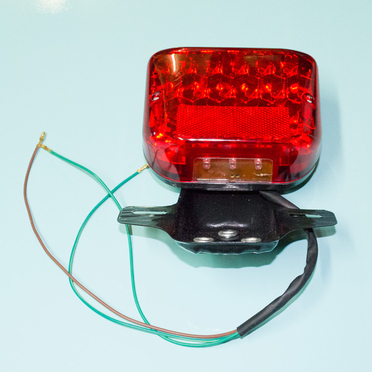 Стоп-сигнал Альфа, CG125 (ST-02-LED 22 красных диода, красное стекло) УЦЕНКА