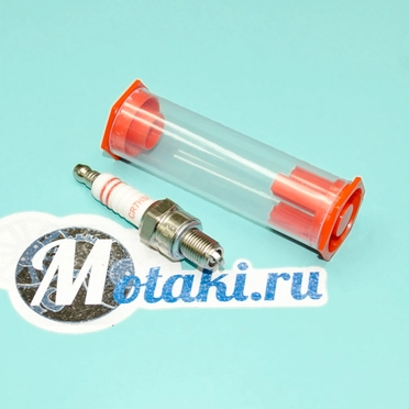 Свеча зажигания CR7HS Mikuni скутер 4T, Альфа (иридиевая в колбе, аналог A7TC)